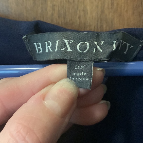 Blue knee length dress - Picture 4 of 4